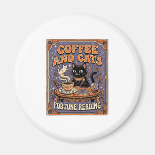 Aimant Lecture de la fortune du café et des chats Chats F