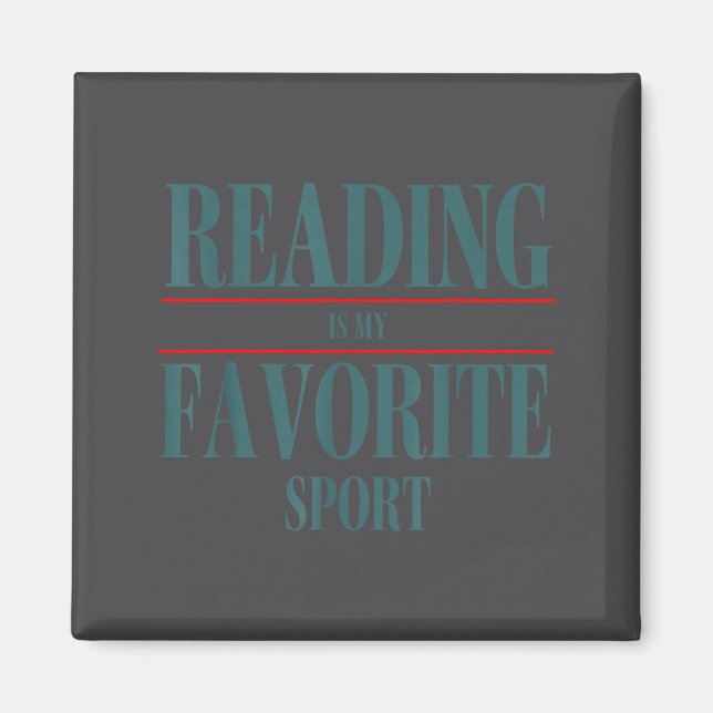 Aimant Lecture drôle est mon livre préféré de citation d' (Devant)