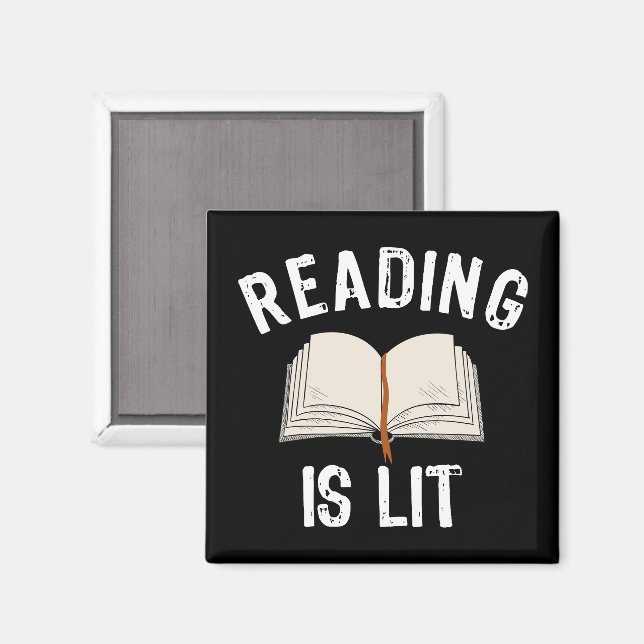 Aimant Lecture est faible - littérature lecture livres Vi (Recto/Verso)