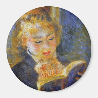 Aimant Lecture féminine - Auguste Renoir