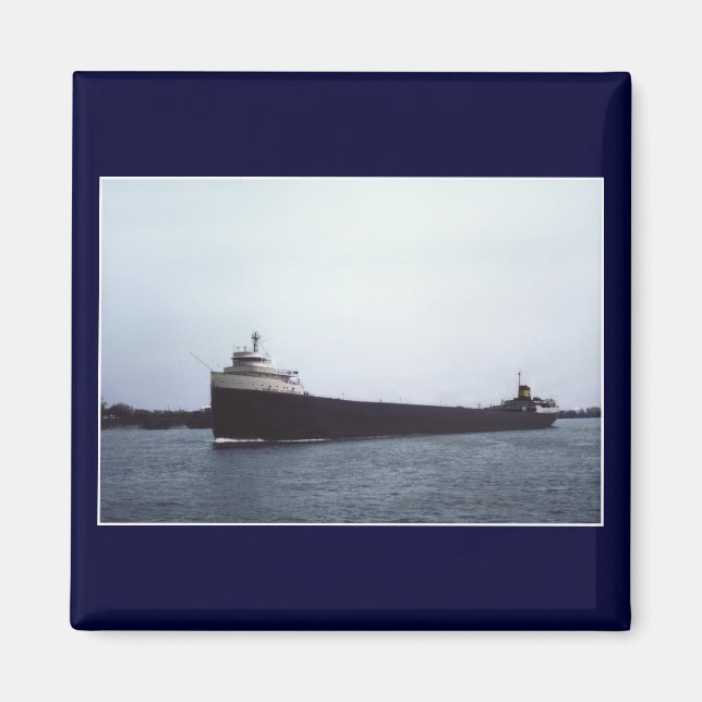 Aimant L'Edmund Fitzgerald sur la rivière St. Clair (Devant)