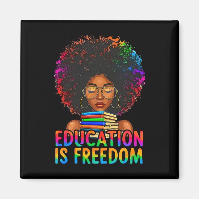 Aimant L'éducation à l'histoire des Noirs est la liberté  (Devant)