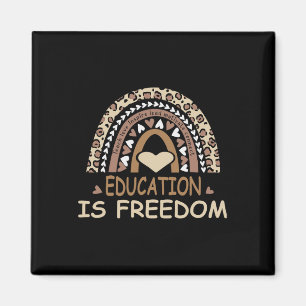 Aimant L'éducation est la liberté Afro-Américain Histoire