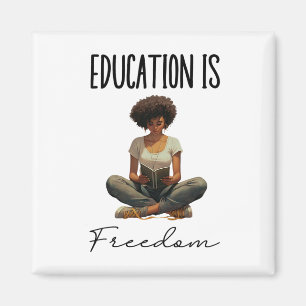 Aimant L'éducation est la liberté Livres de professeur no