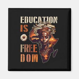 Aimant L'éducation est la liberté Livres de professeur no