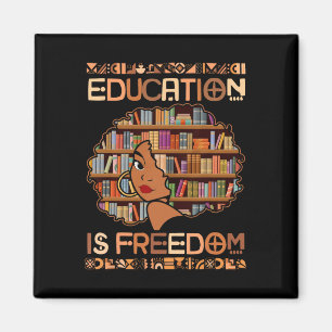 Aimant L'éducation est la liberté Livres de professeur no