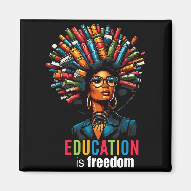Aimant L'éducation est un professeur noir dom livres hist (Devant)