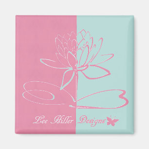 Aimant Lee Hiller conçoit des accents rose aqua