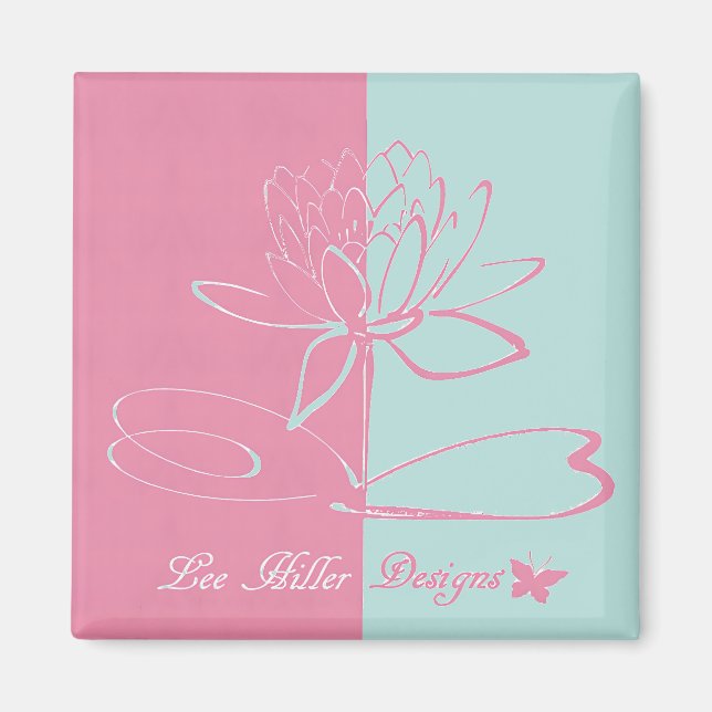 Aimant Lee Hiller conçoit des accents rose aqua (Devant)