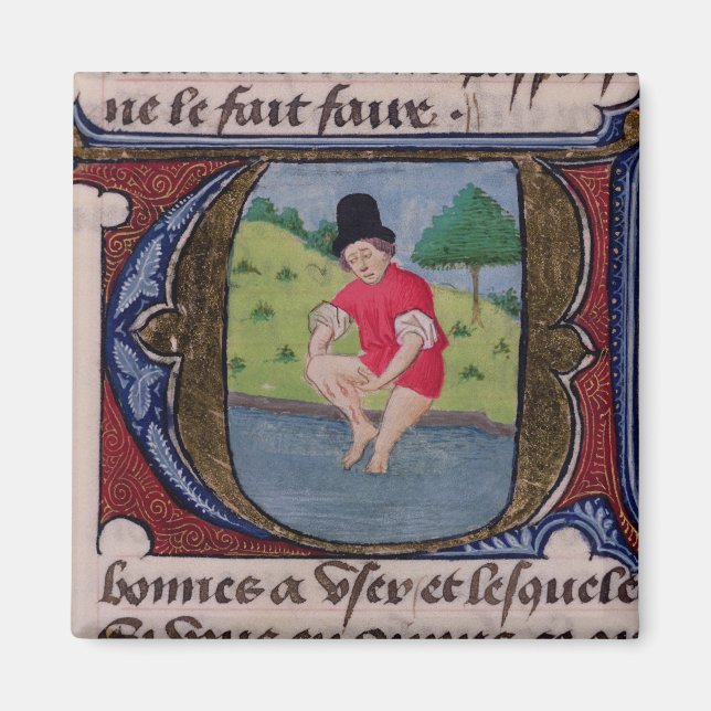 Aimant Leeching, du "Traite de Medecine" (Devant)