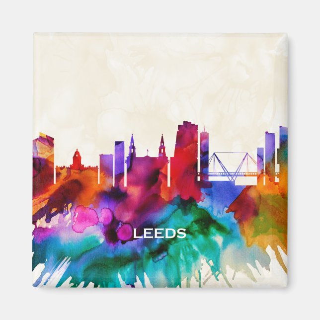 Aimant Leeds Skyline (Devant)