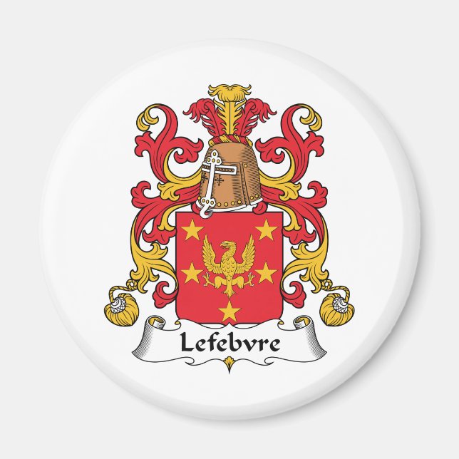 Aimant Lefebvre Family Crest (Devant)