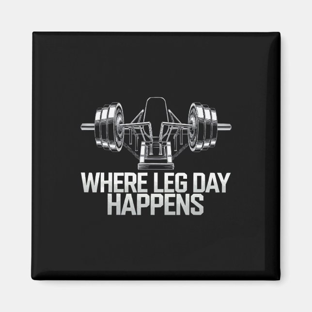 Aimant Leg Press Exercice Bodybuilding Fitness Workout Gy (Devant)