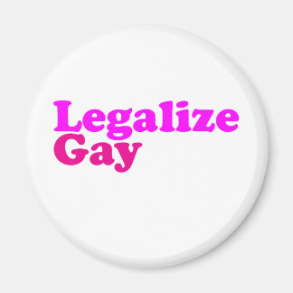 Aimant légaliser gay rose magenta