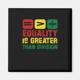Aimant L'Égalité Est Plus Grande Que La Division - Faites