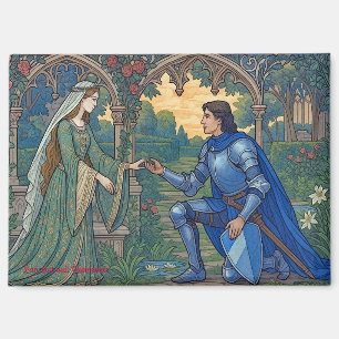 Aimant Légende de Lancelot et Guinevere
