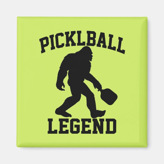 Aimant Légende drôle de Bigfoot Pickleball  (Devant)