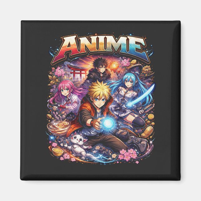 Aimant Légendes de l'anime (Devant)