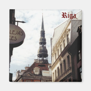 Aimant L'église de St Peter, Riga, Lettonie