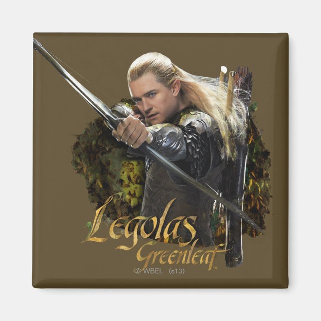 Aimant LEGOLAS GREENLEAF™ Drawing Bow Graphic (Devant)