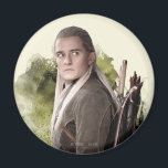 Aimant LEGOLAS GREENLEAF™ Graphique<br><div class="desc">Le Hobbit : La bataille des cinq armées | Ce graphique aquarelle présente LEGOLAS GREENLEAF™ avec Orcrist parmi ses armes.</div>