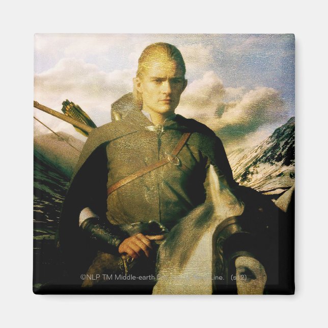 Aimant LEGOLAS GREENLEAF™ Gros plan sur cheval (Devant)