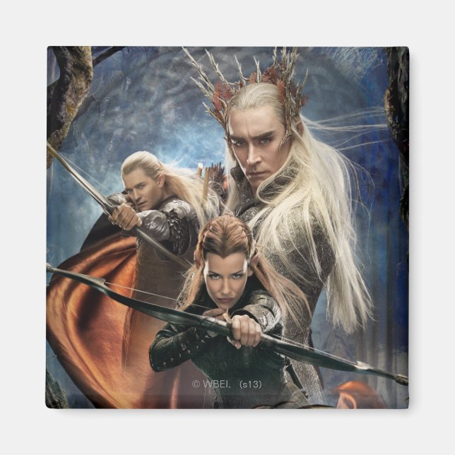 Aimant LEGOLAS GREENLEAF™, TAURIEL™ et Thranduil (Devant)