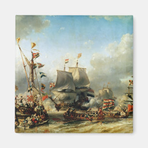 Aimant L'embarquement de Ruyter et de William de Witt