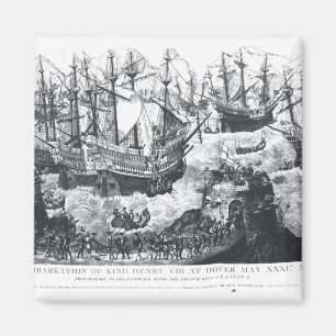 Aimant L'embarquement d'Henri VIII à Douvres
