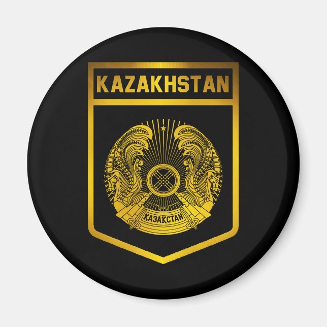Aimant L'emblème du Kazakhstan (Devant)