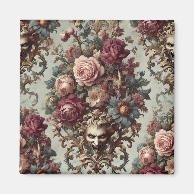 Aimant 🌺 L'émeute à la floraison - Gothique Baroque Flor (Devant)