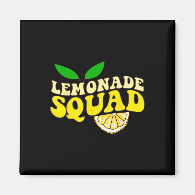 Aimant Lemonade Squad Drôle Pour Stand Boss Lemon Juice S (Devant)