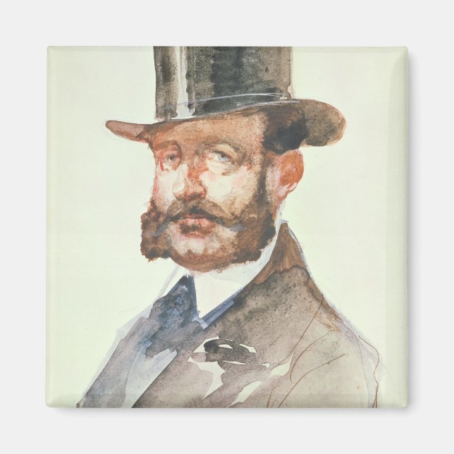 Aimant L'empereur Alexandre II aux courses (Devant)