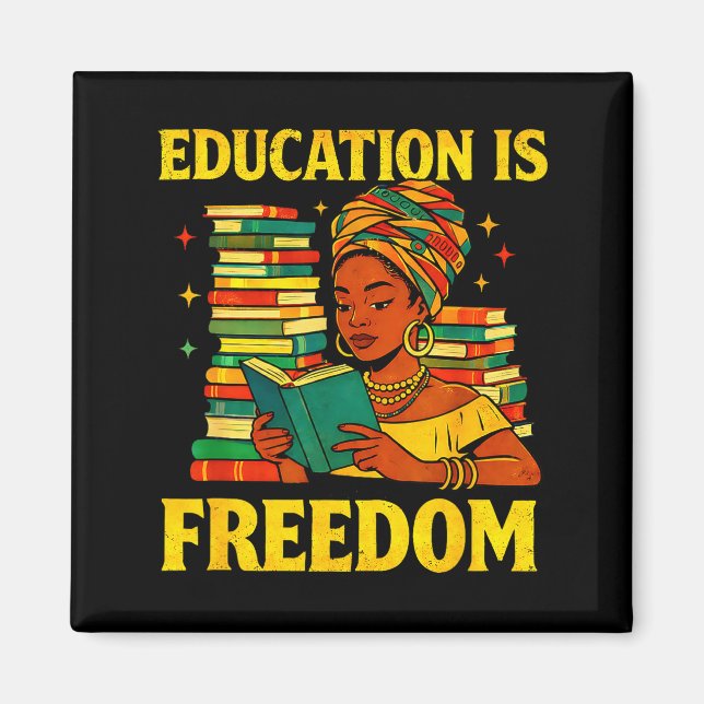 Aimant L'enseignant l'histoire noire éducation est la lib (Devant)