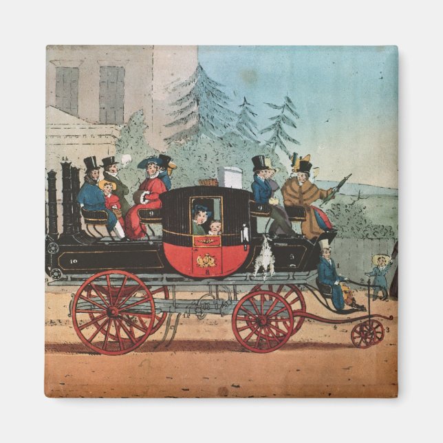 Aimant L'entraîneur à vapeur (Devant)