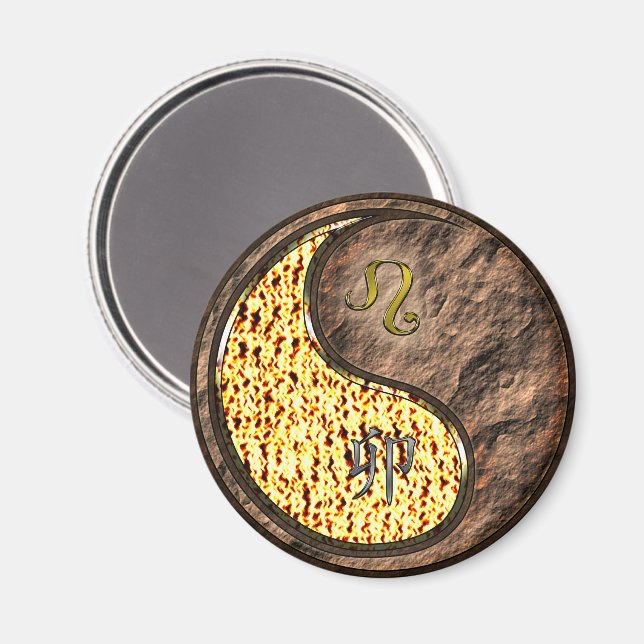 Aimant Leo & Earth Rabbit (Recto/Verso)