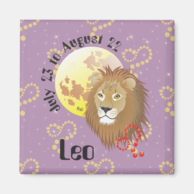 Aimant Leo July 23 à août 22 (Devant)