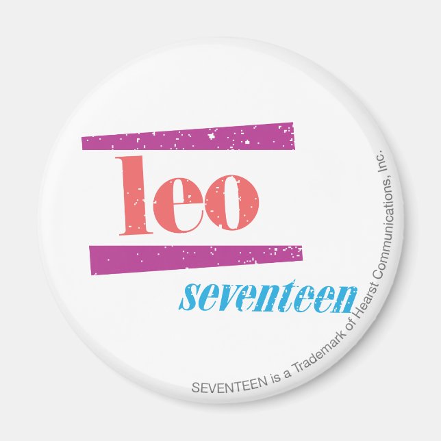 Aimant Leo Pink (Devant)