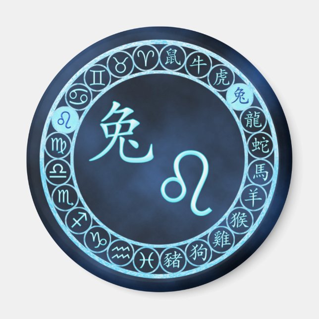 Aimant Leo/Rabbit (Devant)