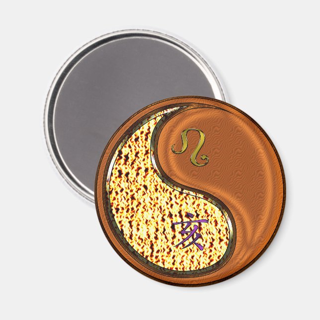 Aimant Léo & Sanglier de Bois (Recto/Verso)