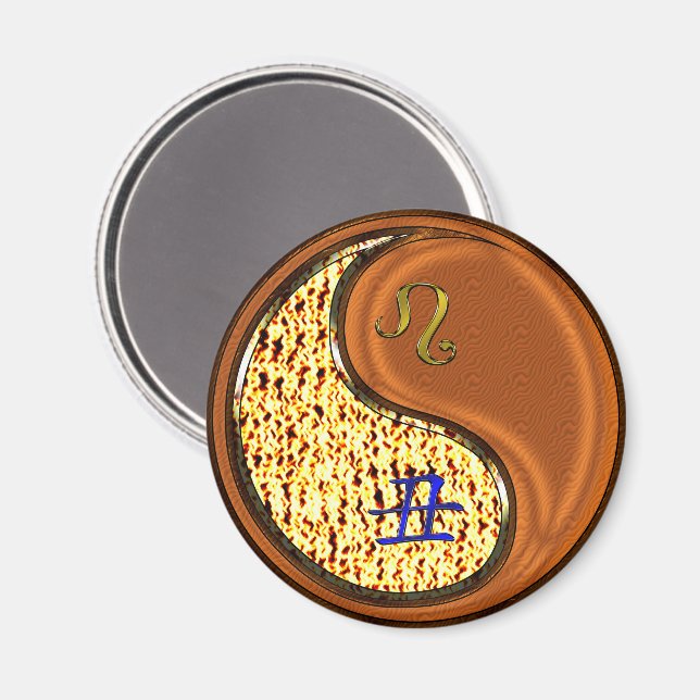 Aimant Leo & Wood Ox (Recto/Verso)