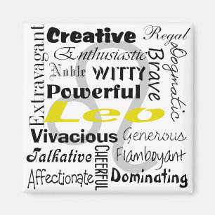 Aimant Leo Zodiac Astrologie Motif de collection