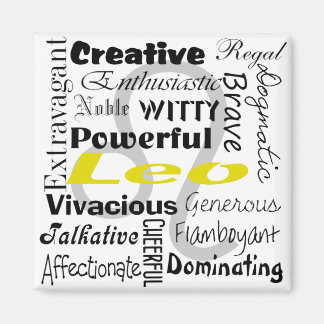 Aimant Leo Zodiac Astrologie Motif de collection