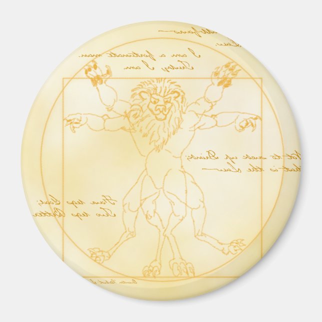 Aimant LEOMORPHIQUE DA VINCI (Devant)