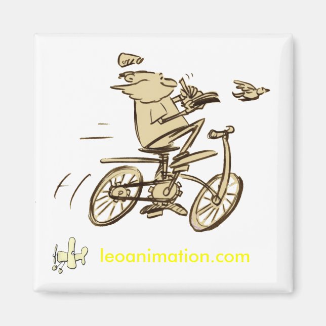 Aimant Leonardo - carré magnétique (Devant)