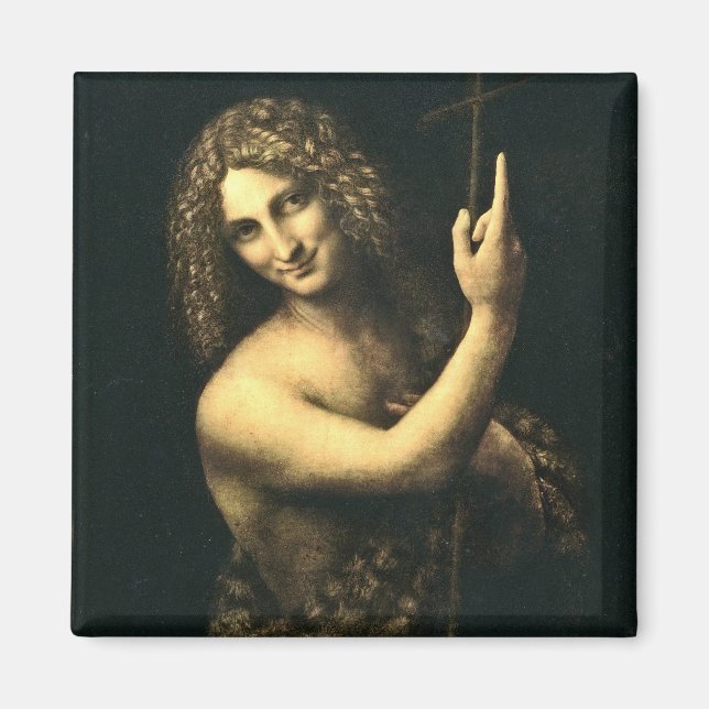 Aimant Leonardo Da Vinci - Saint Jean Le Baptiste (Devant)