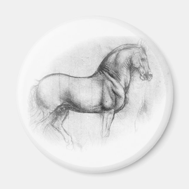 Aimant Leonardo DaVinci Horse (Devant)