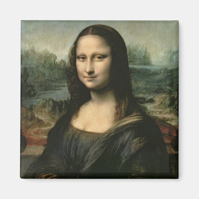 Aimant Leonardo Vinci | Mona Lisa, c.1503-6 (Devant)