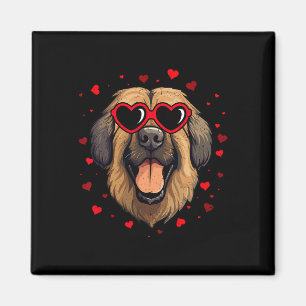 Aimant Leonberger Valentine Coeur Cute Amoureux de les ch