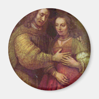 Aimant L'Épouse Juive (Le Couple) Détail De Rembrandt